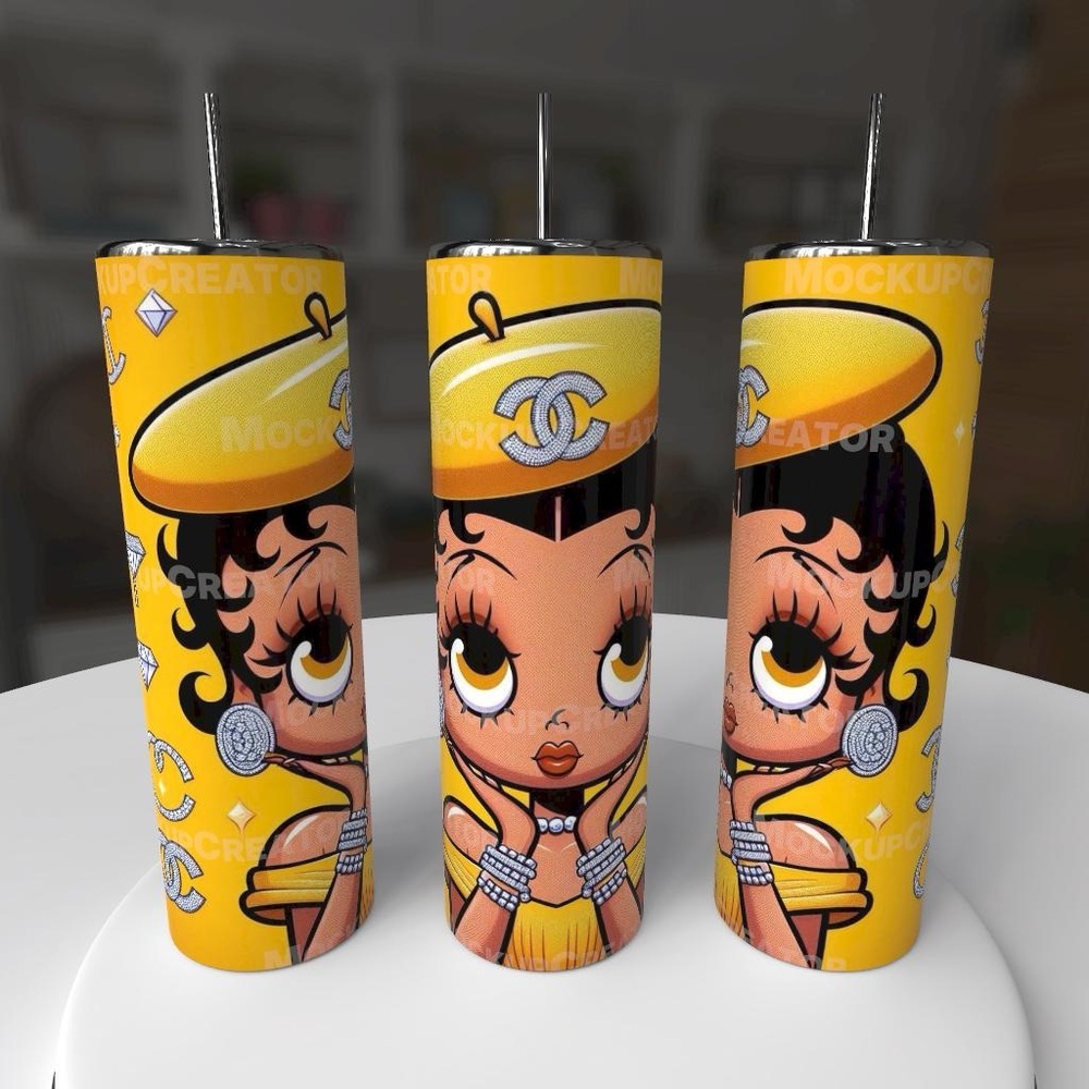 Buy 1 Get 1 Free! It’s a Tumbler! Betty Boop Designer Style 20oz Stainless Tbler